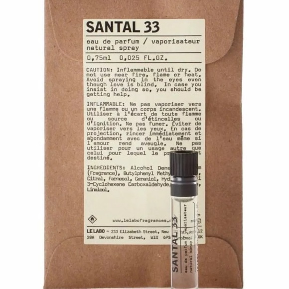 Other - Le Labo Santal 33 Sample
